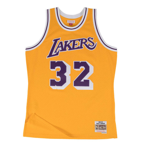 Mitchell & Ness Ανδρική φανέλα Magic Johnson Los Angeles Lakers 1984-85 Gold Swingman Player Jersey
